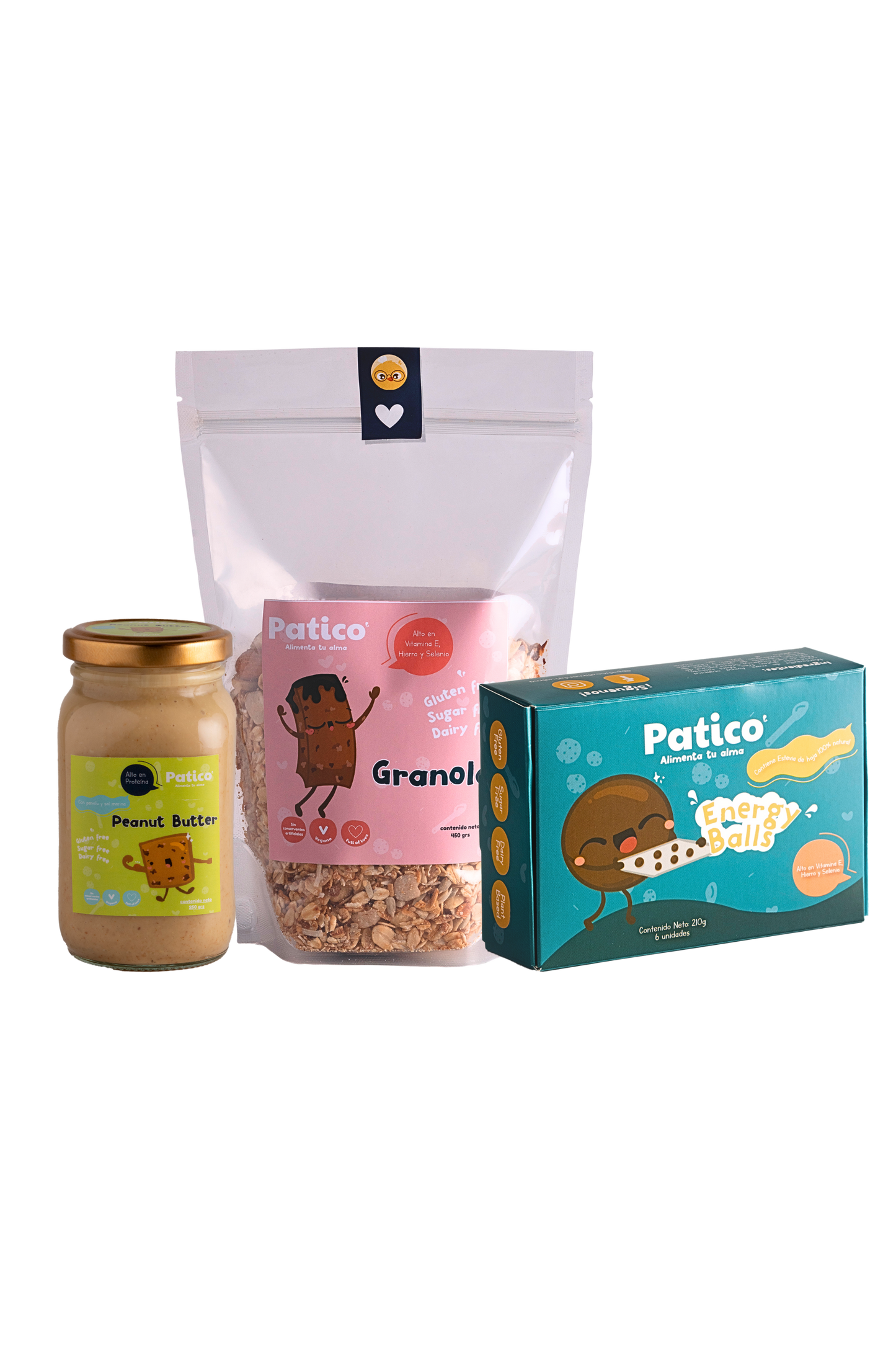 Granola, Peanut butter y Energy Balls